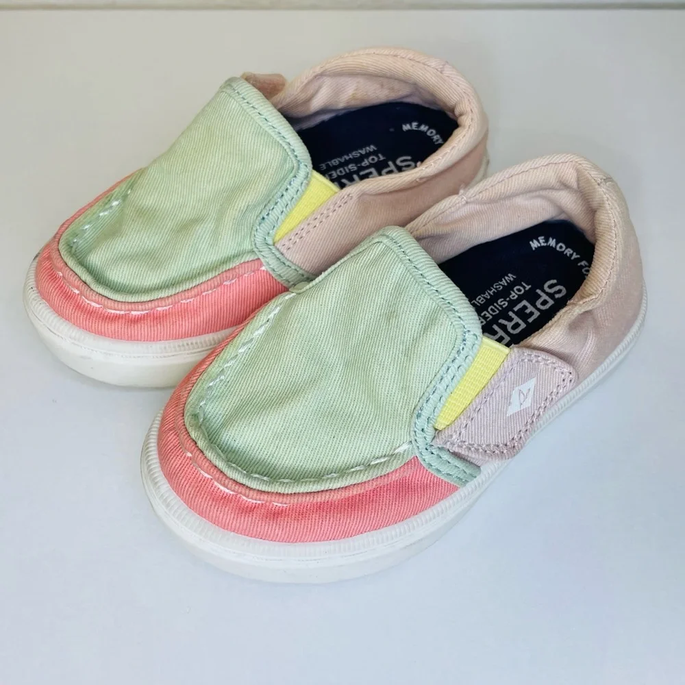 Sperry Top-Sider Kids Unisex Salty‎ Jr. Washable Sneaker Size 5M